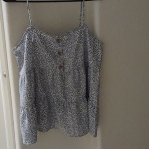 Paper Crane (Anthropology ) spaghetti strap blouse